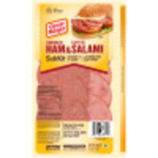 Oscar Mayer Sub Kit Smoked Ham & Water Product & Cotto Salami, 28 oz Pack