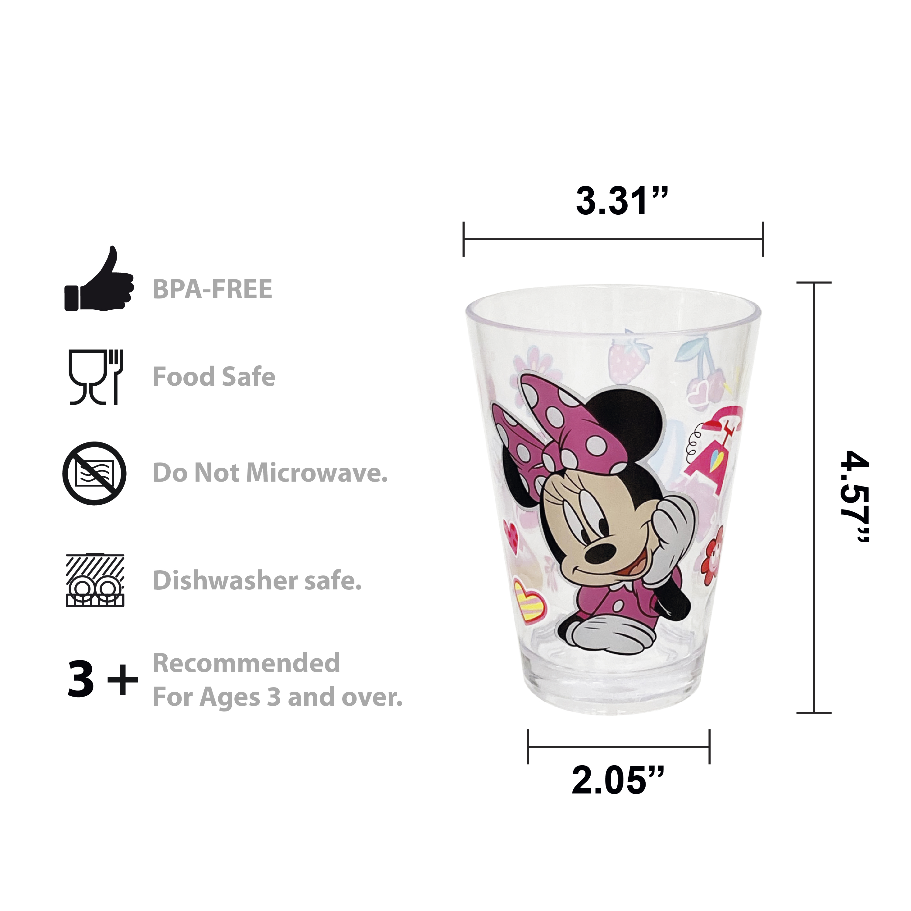 Disney Plate, Bowl and Tumbler Set, Minnie Mouse, 3-piece set slideshow image 12 Disney Plate, Bowl and Tumbler Set, Minnie Mouse, 3-piece set slideshow image 12