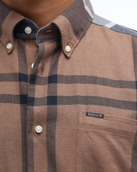 Camicia Dunoon a maniche lunghe dalla vestibilità leggermente aderente