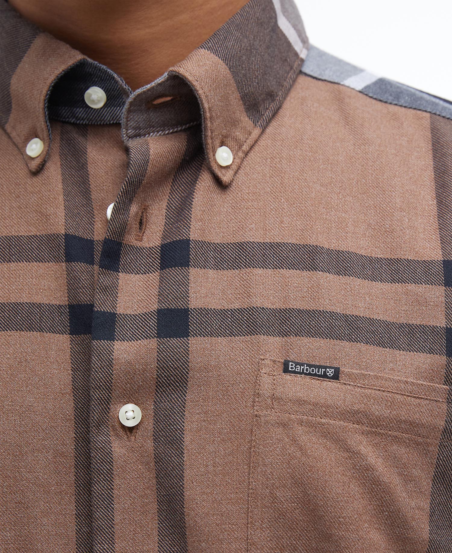 Camicia Dunoon a maniche lunghe dalla vestibilità leggermente aderente image number 4