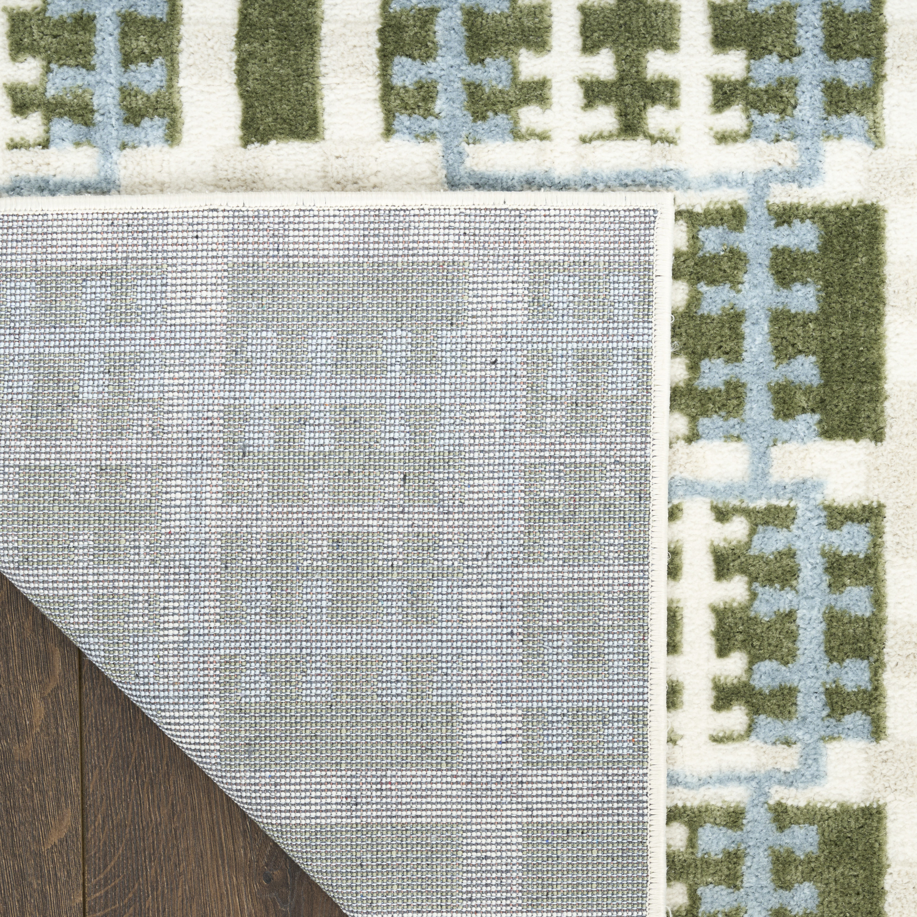 Nourison Nordic 8' x 10' Blue Green Modern Indoor Rug