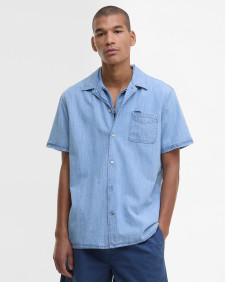 Gipton Denim Short-Sleeved Shirt Chambray