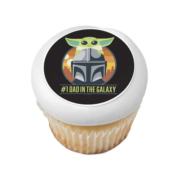 STAR WARS™ The Mandalorian #1 DAD in the Galaxy PhotoCake® Edible Image®