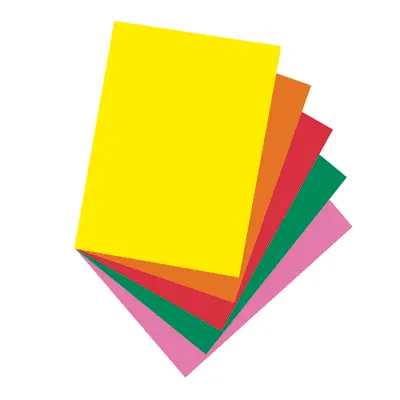 Pacon  Bright Multi-Purpose Paper, 5 Assorted Colors, 24 lb.,  8-1/2