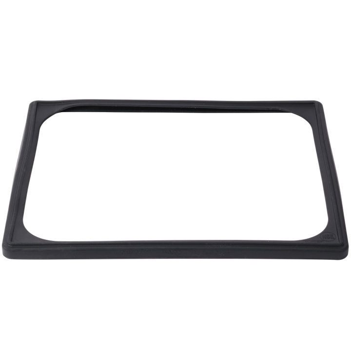 Half-size high-temperature silicone pan band in black