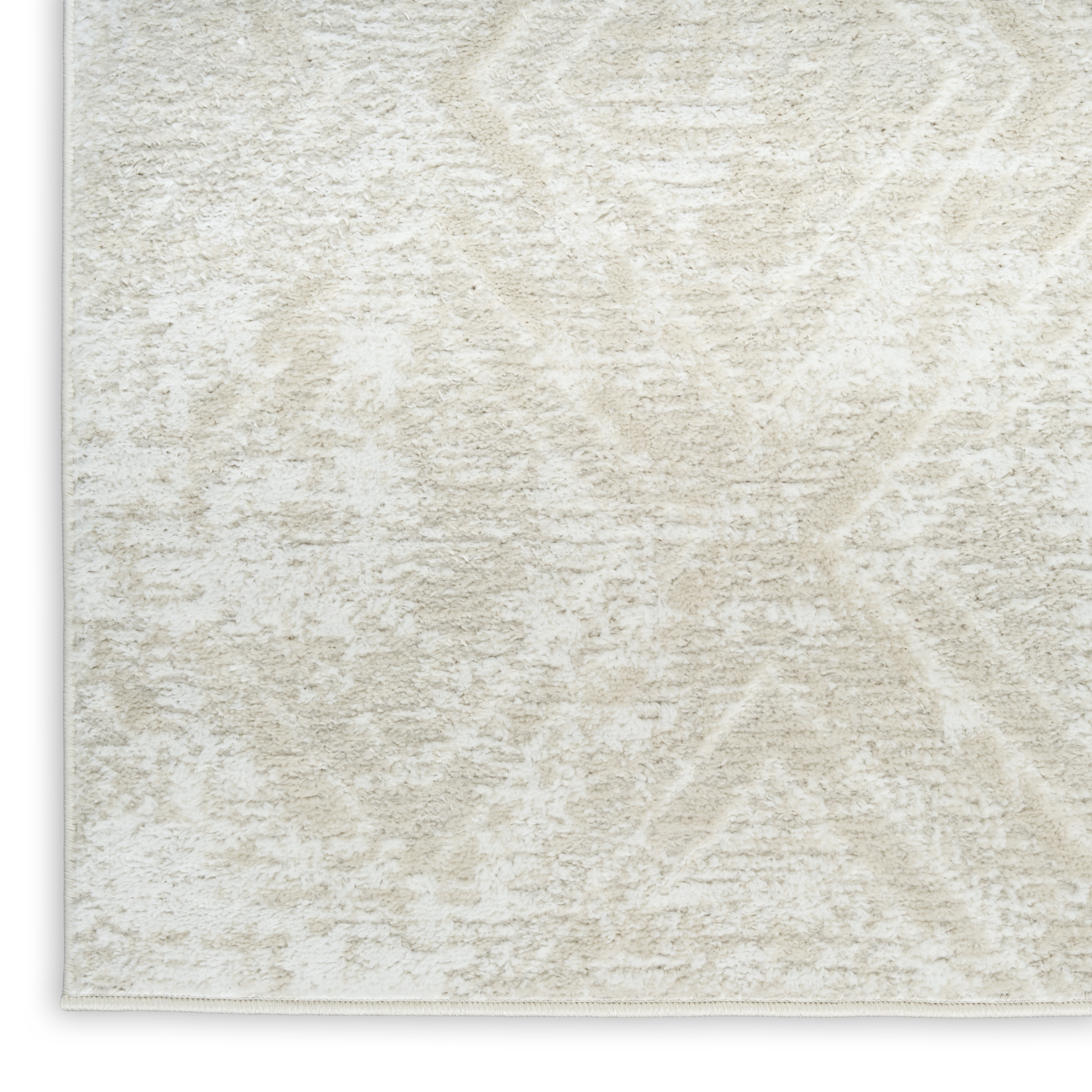 Nourison Dekor 2' x 4' Beige Modern Indoor Rug