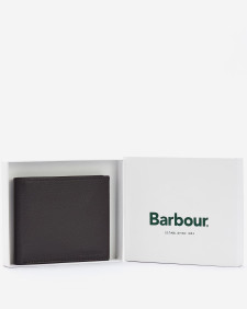 Amble Leather Billfold Wallet Dark Brown