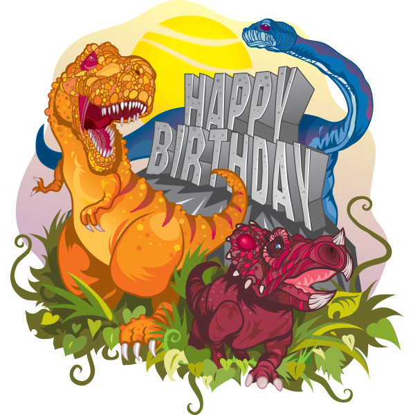Dinosaurs Edible Image®