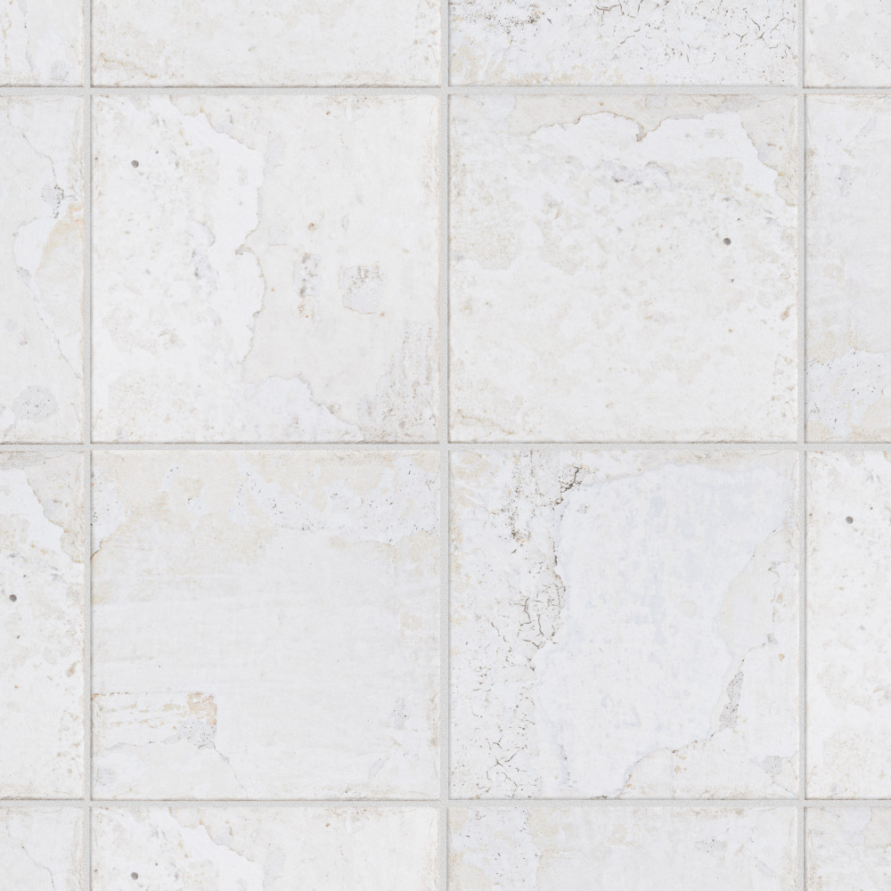 Aevum White 7-7/8 in. x 7-7/8 in. Ceramic Wall Tile