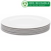 Ella Salad Plate, Eggshell White, 6-piece set slideshow image 1 Ella Salad Plate, Eggshell White, 6-piece set slideshow image 1
