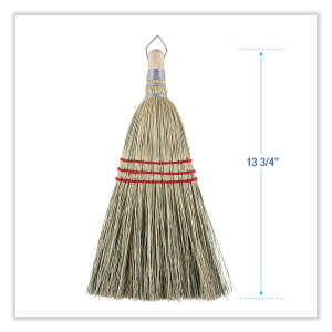 Boardwalk, 9in, Whisk Broom, Corn Bristles, Yellow