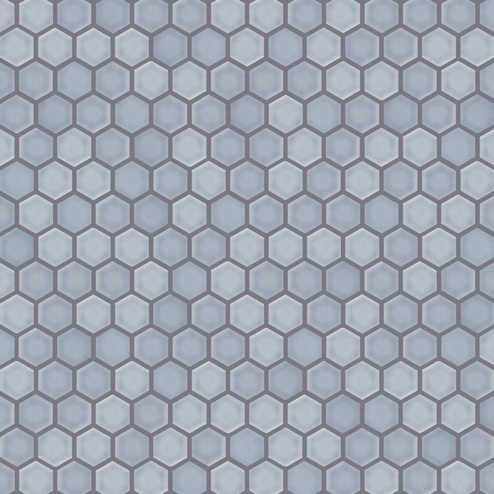 Hudson 1″ Hex Slate 11-7/8 in. x 13-1/4 in. Porcelain Mosaic Tile