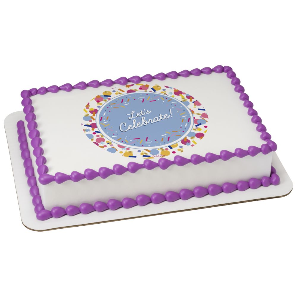 Image Cake Packed Party Let's Celebrate