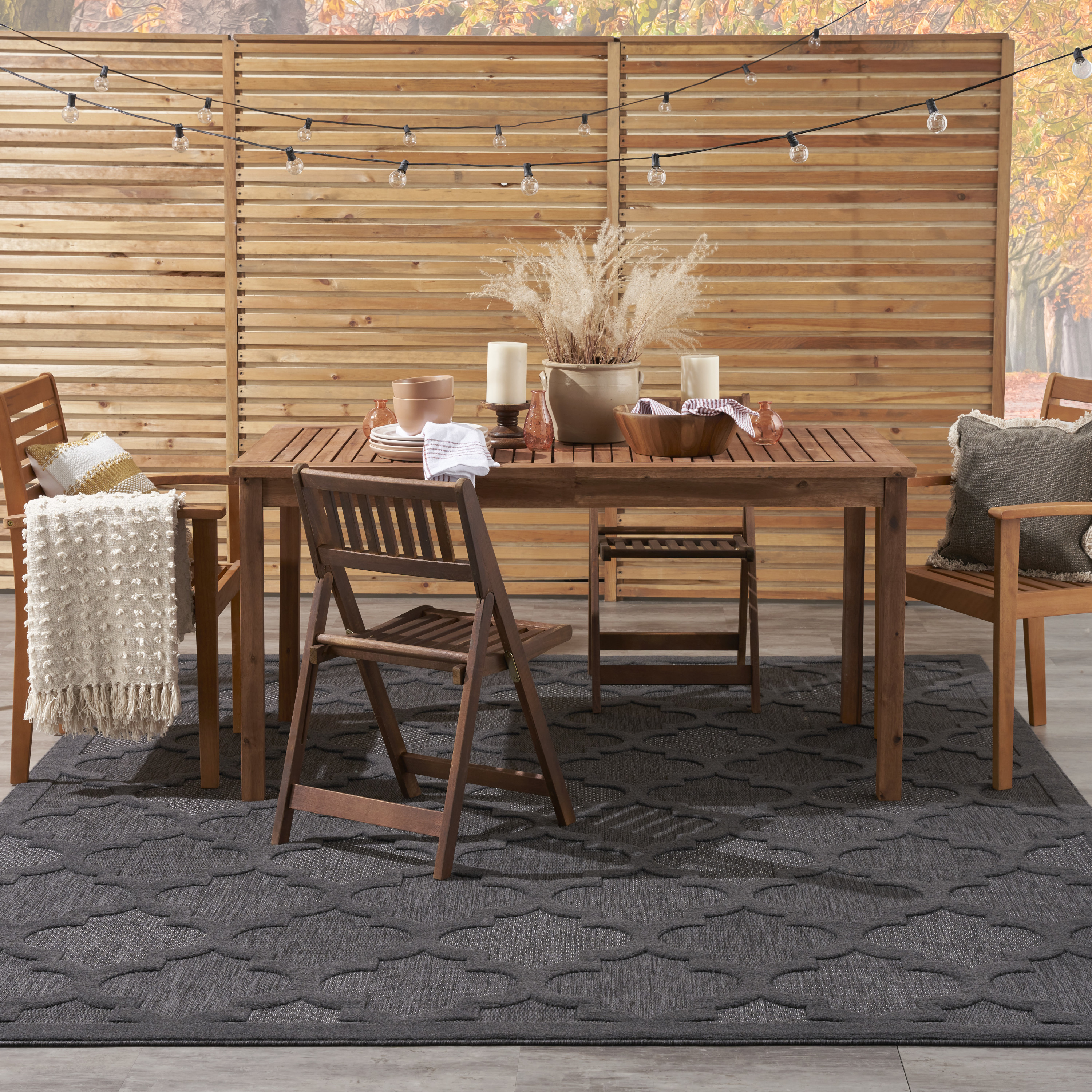 Nourison Easy Care 12' x 15' Charcoal Black Modern Rug