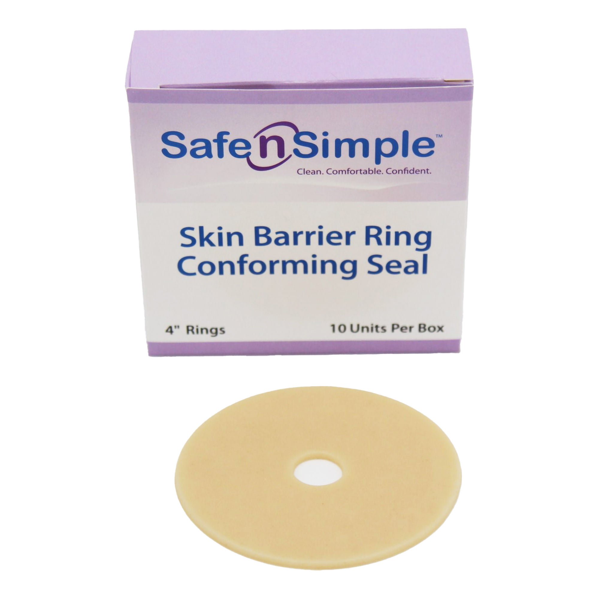Safe n' Simple Adhesive Seal for use with Ostomy Pouch