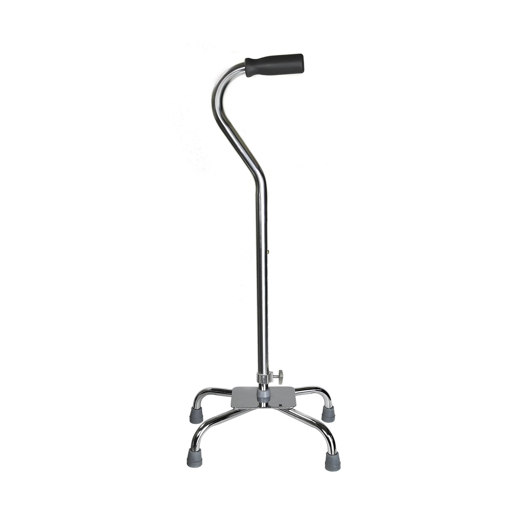 McKesson Steel Chrome Offset Quad Cane, 29  37 Inch MK 1065218