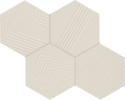 This Or That White 4×5 Hexagon Field Tile