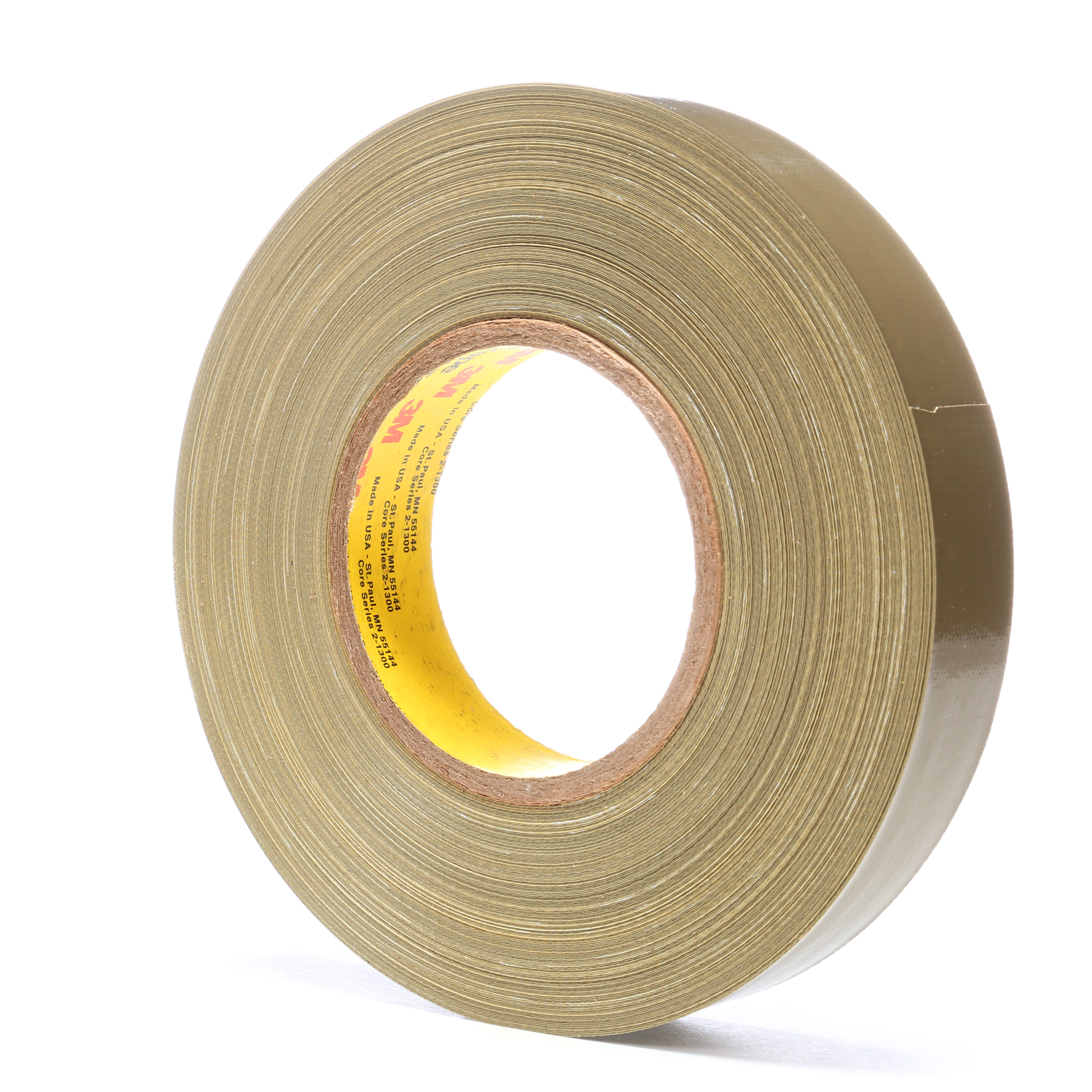 Scotch® Polyethylene Coated Cloth Tape 390, Olive, 1 in x 60 yd, 11.7
mil, 36 per case