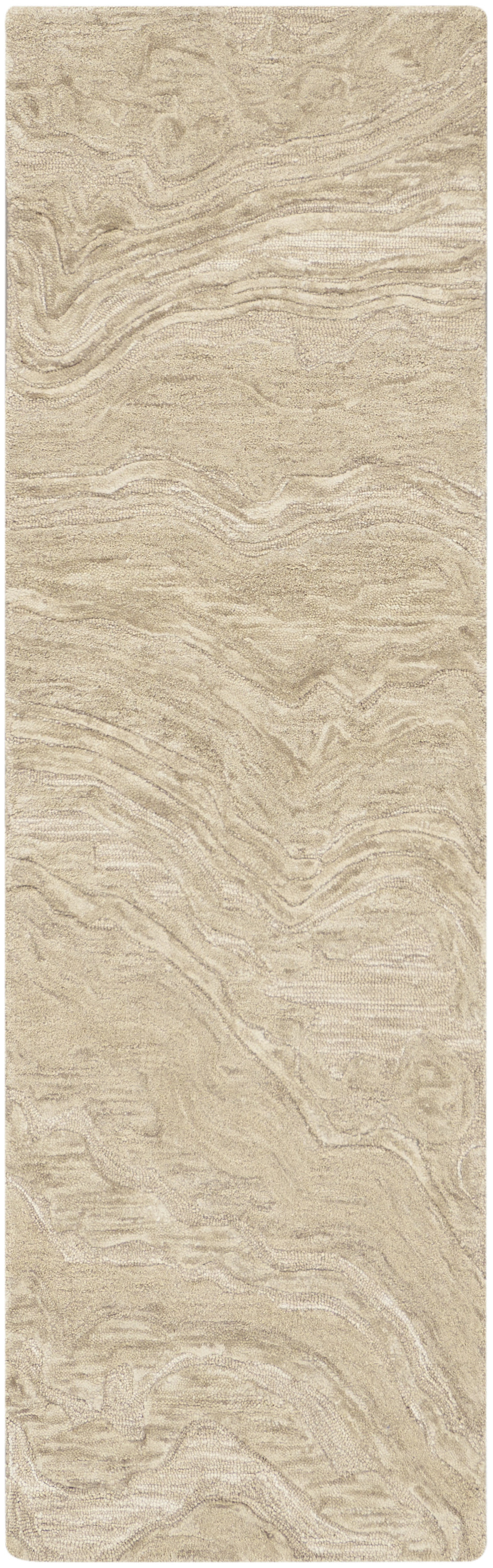 Nourison Graceful 2'3" x 7'6" Taupe Modern Indoor Rug