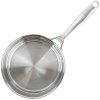 3 ¼-quart Intrigue® stainless steel saucepan in mirror finish