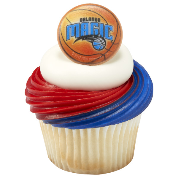 NBA Team Basketball Cupcake Rings