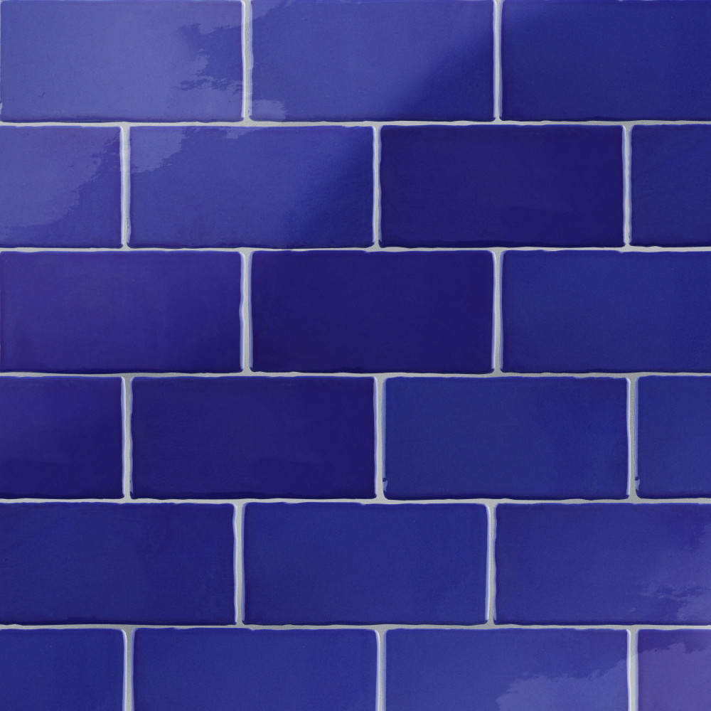 Viva Azul 3 in. x 6 in. Ceramic Wall Tile