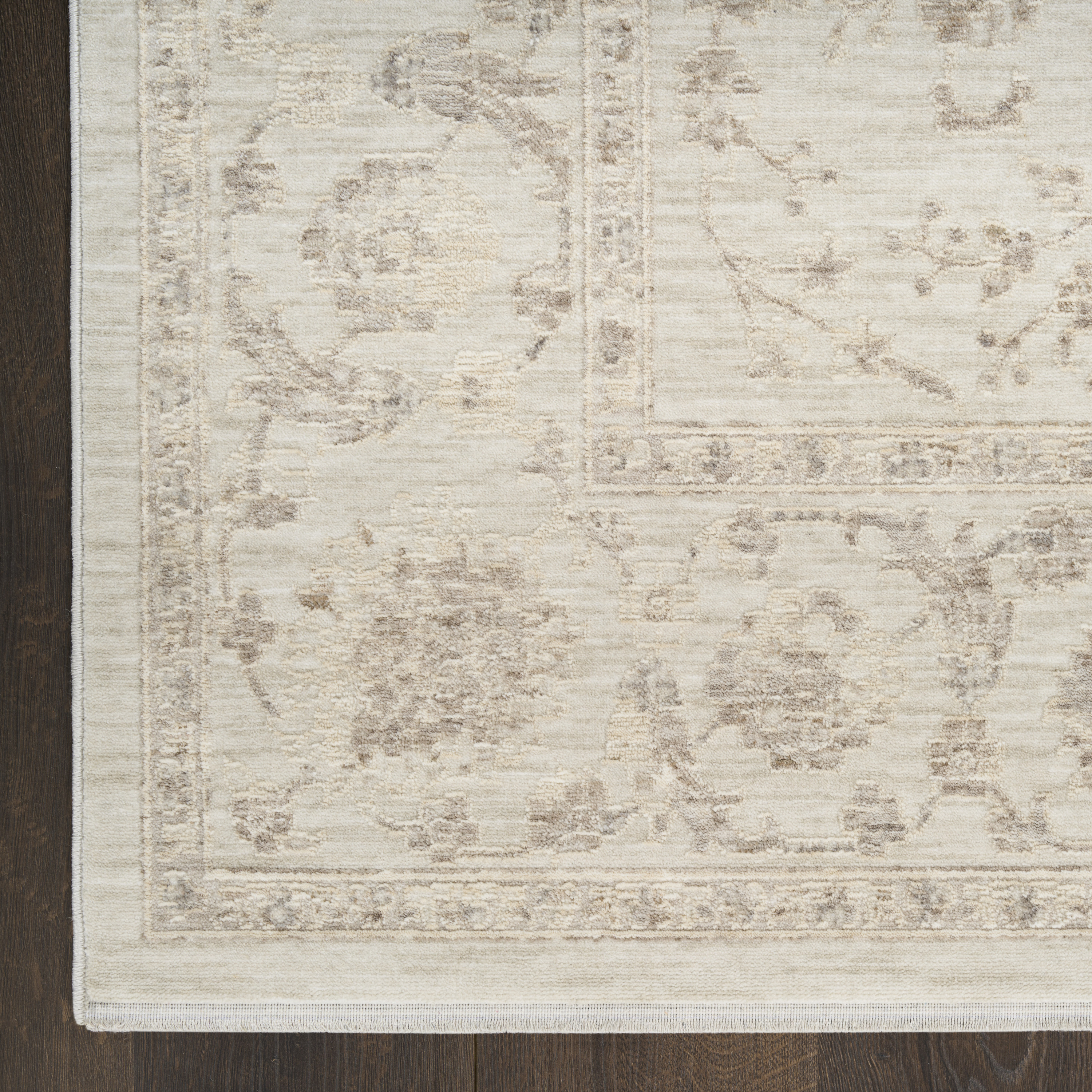 Nourison Shadows 7'10" x 9'10" Ivory Vintage Indoor Rug