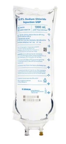 Each- Sodium Chloride 0.9% 1000ml Bag for Injection