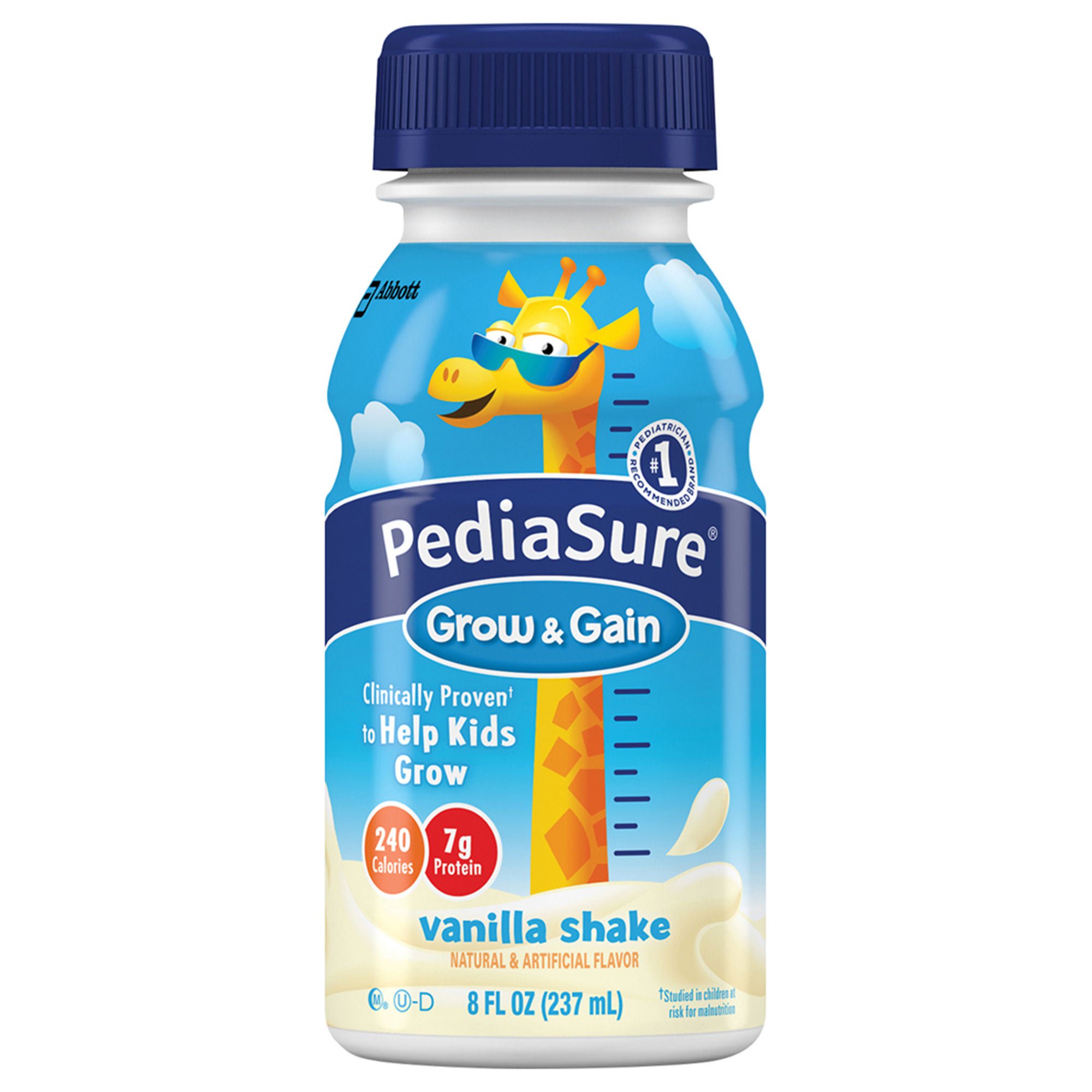PediaSure® Grow & Gain Vanilla Shake, 8-ounce bottle