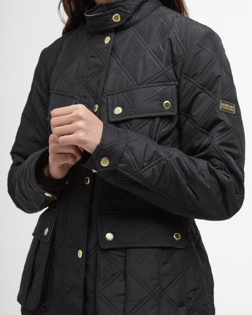 Halsey Quilted Jacket Black/Black
