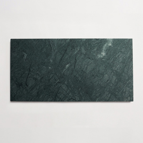 lapidary: grandioso | split field tile | verde marble | honed 