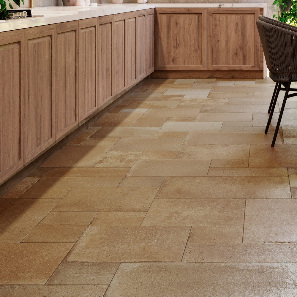 Adagio Rosso Modular 25-5/8 in. x 51-1/8 in. Porcelain Floor and Wall Tile