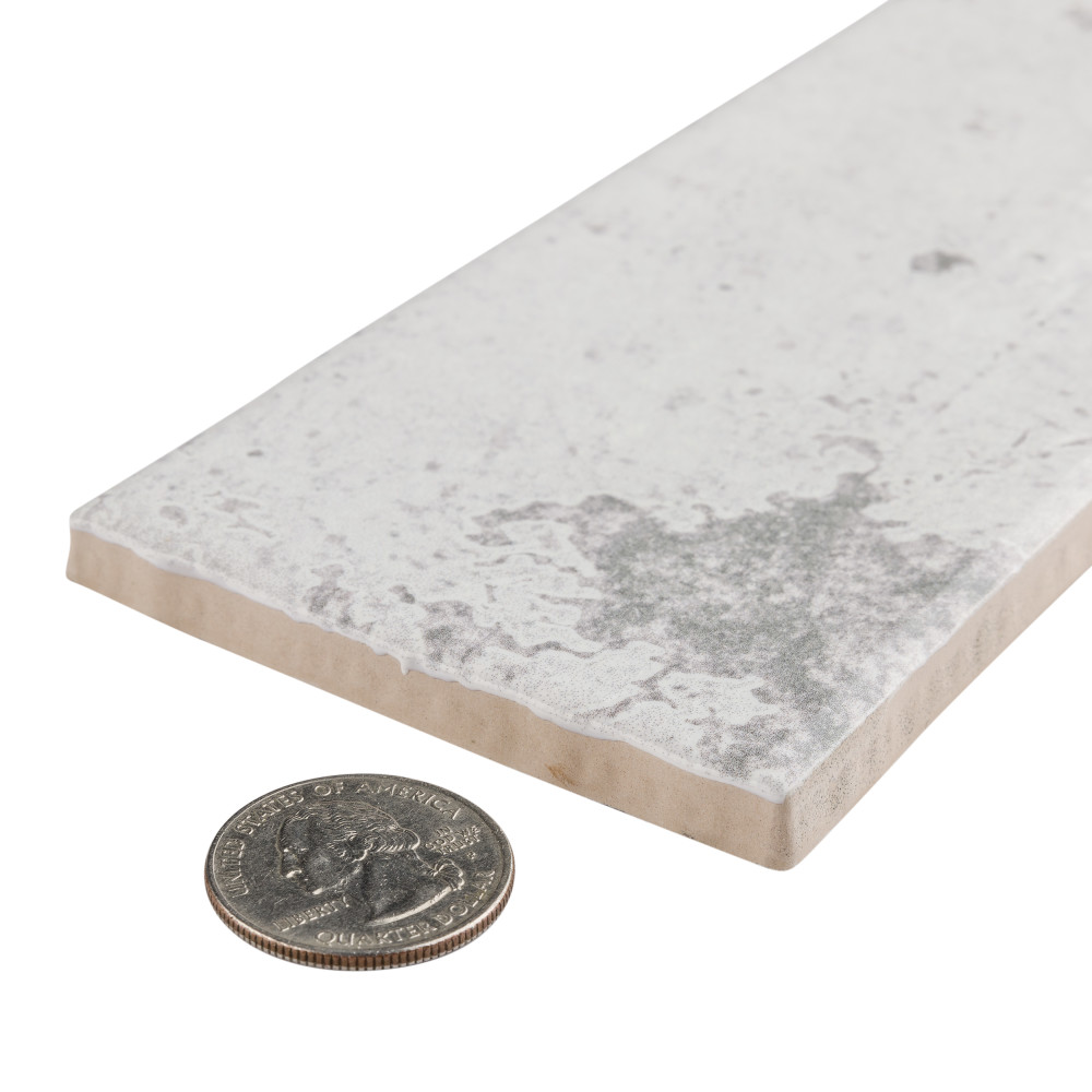 London White Glossy 3 in. x 12 in. Ceramic Wall Tile