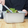Half-size 6-inch-deep Super Pan® heavy-duty stainless steel transport pan