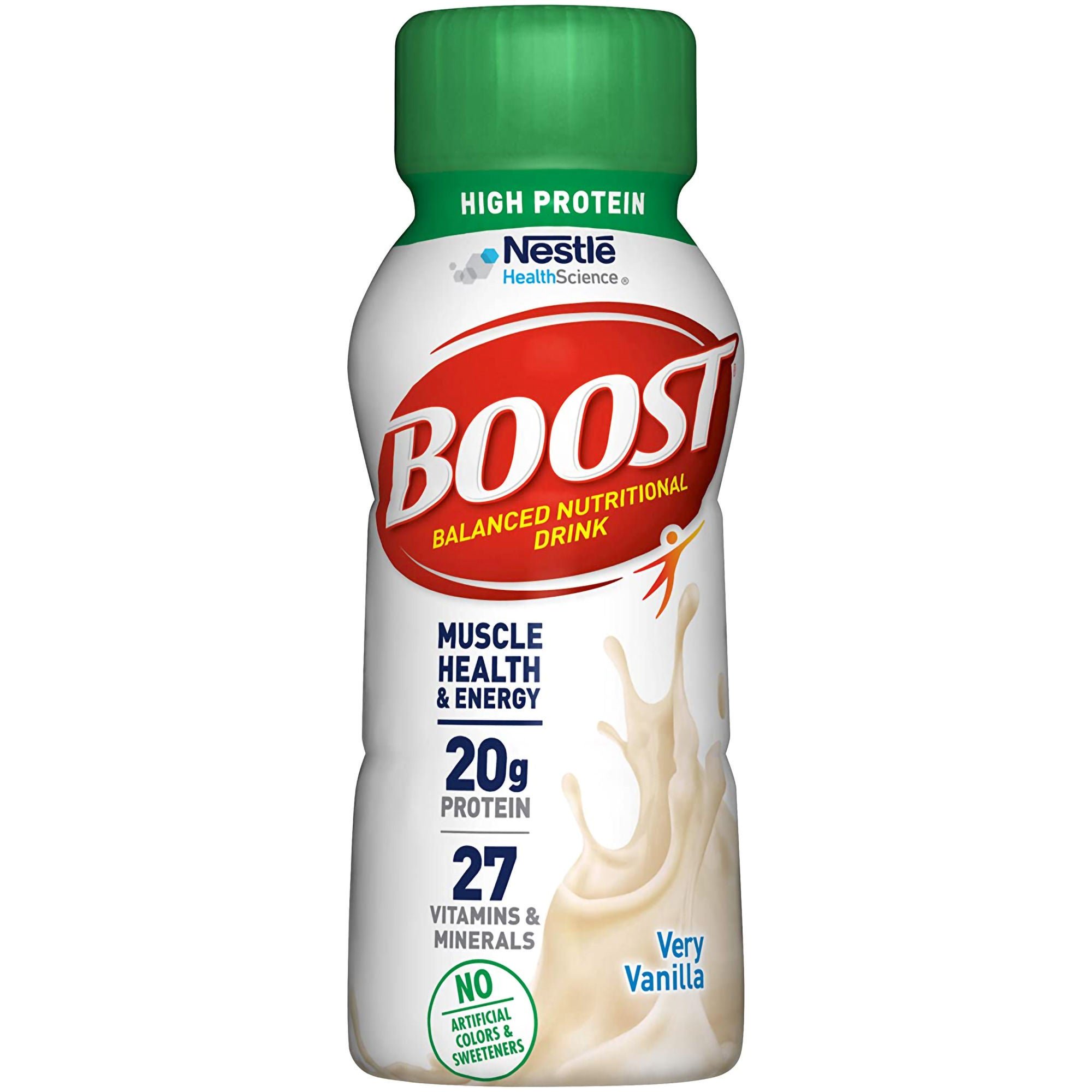 Boost® High Protein Vanilla Complete Nutritional Drink, 8-ounce bottle