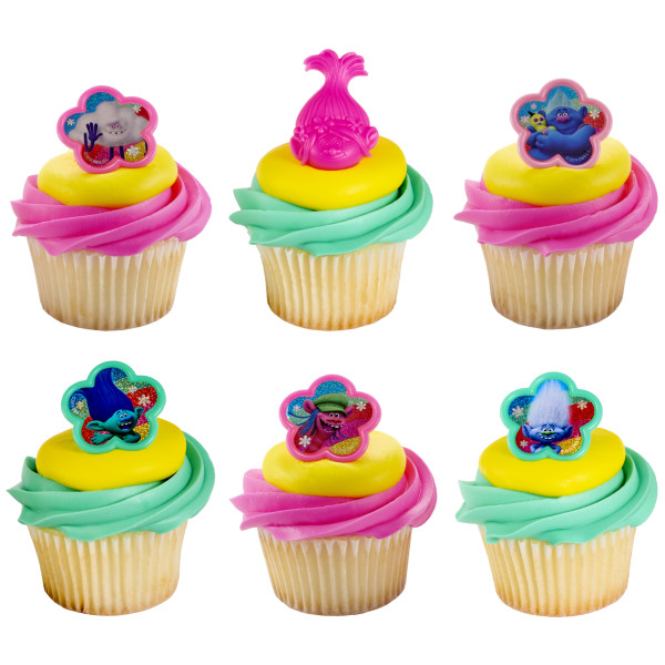 DreamWorks Trolls Hugs & Happiness Cupcake Rings