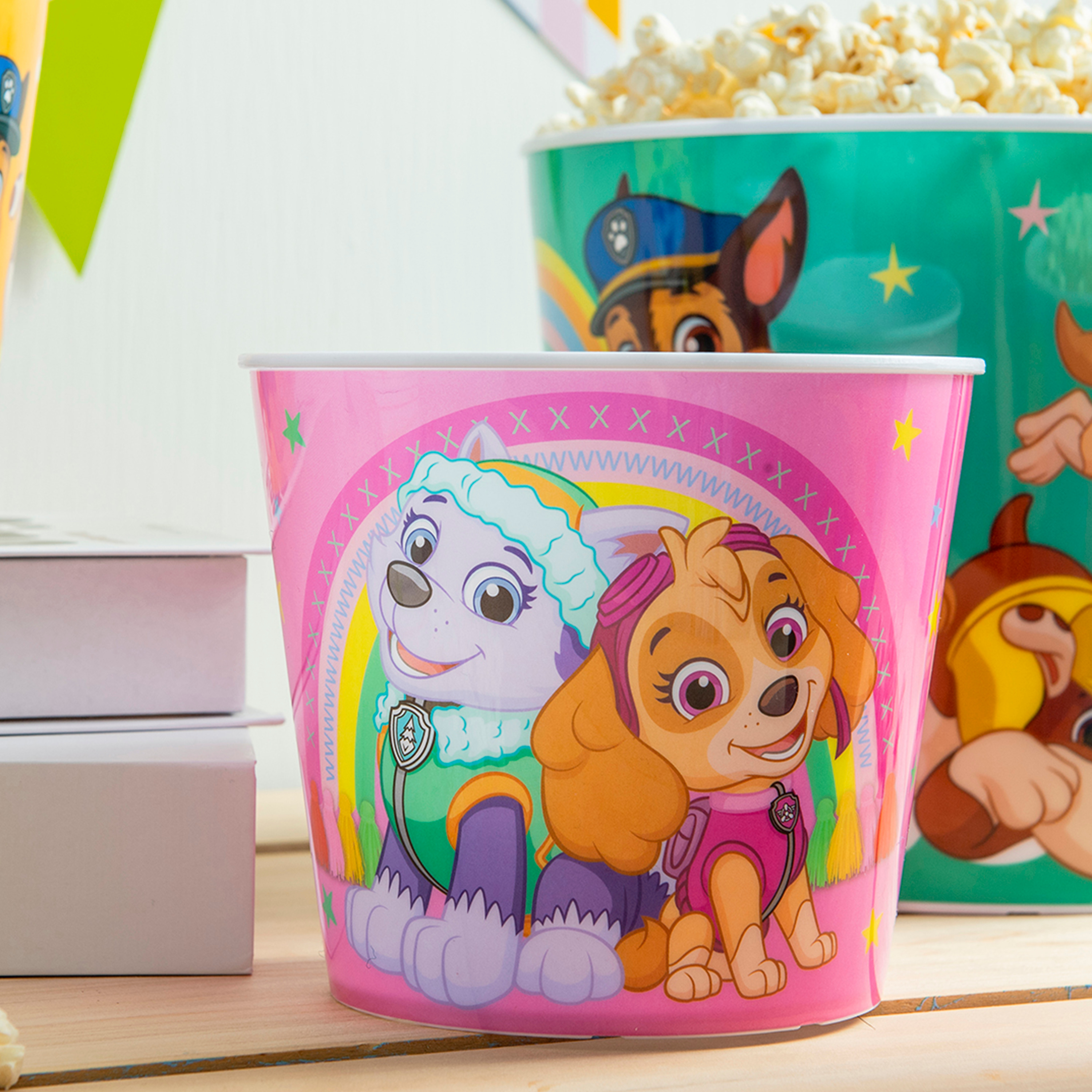 Paw Patrol Plastic Popcorn Container and Bowls, Chase, Marshall and Friends, 5-piece set slideshow image 4 Paw Patrol Plastic Popcorn Container and Bowls, Chase, Marshall and Friends, 5-piece set slideshow image 4