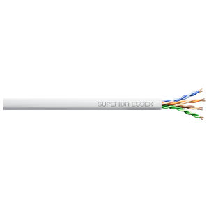 77-240-4B - Series 77 Category 6 Plenum Cable, White, 1000 ft., Box