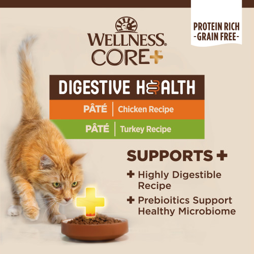 The benifts of Wellness CORE+ Digestive Health Chicken & Turkey