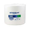 Hospeco, TaskBrand® V40 Value Series, 12.00"x12.25", Double Recreped (DRC), General Purpose Wipers, White
