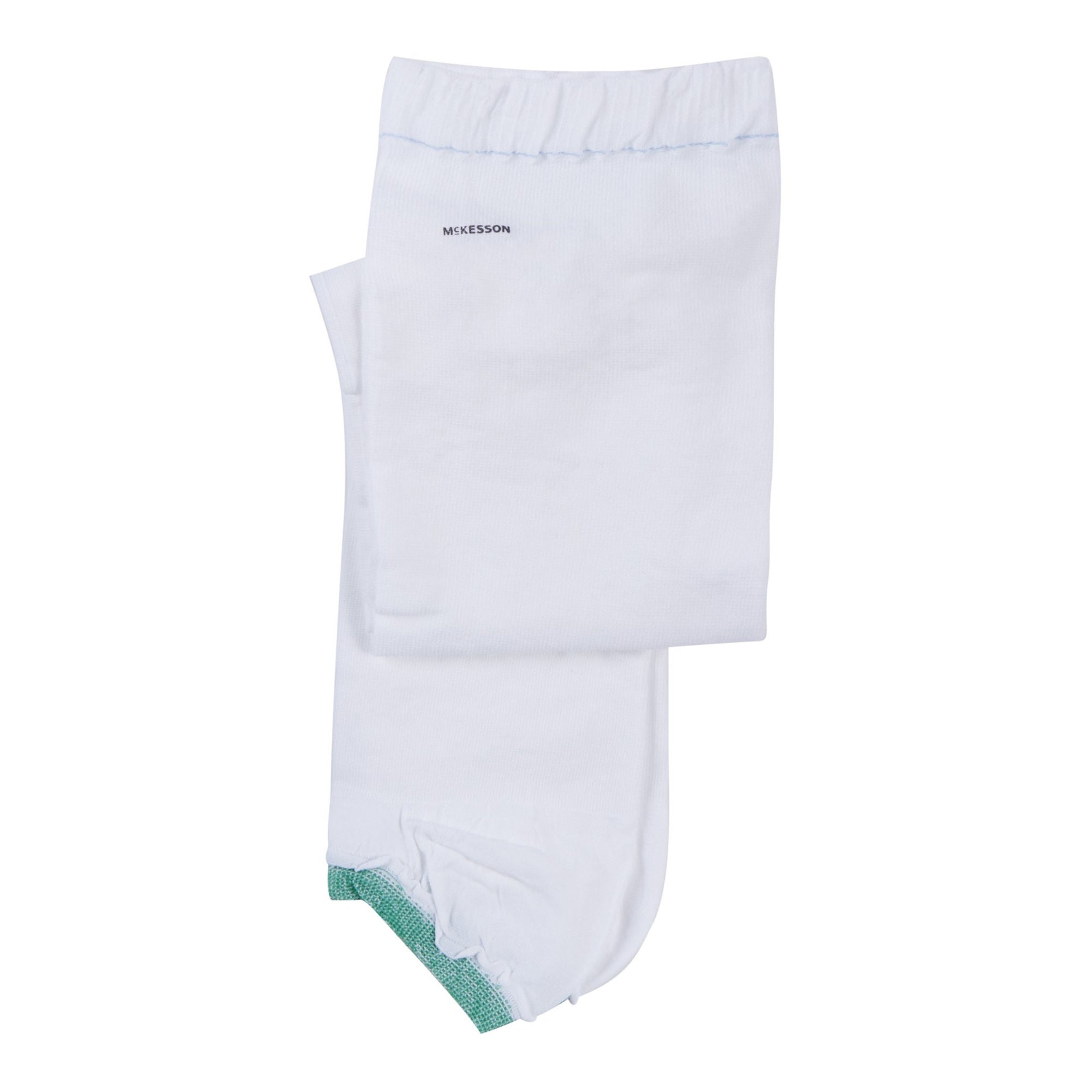 McKesson White Knee-High Anti-Embolism Stocking, Small / Long, 20 – 30 mmHg