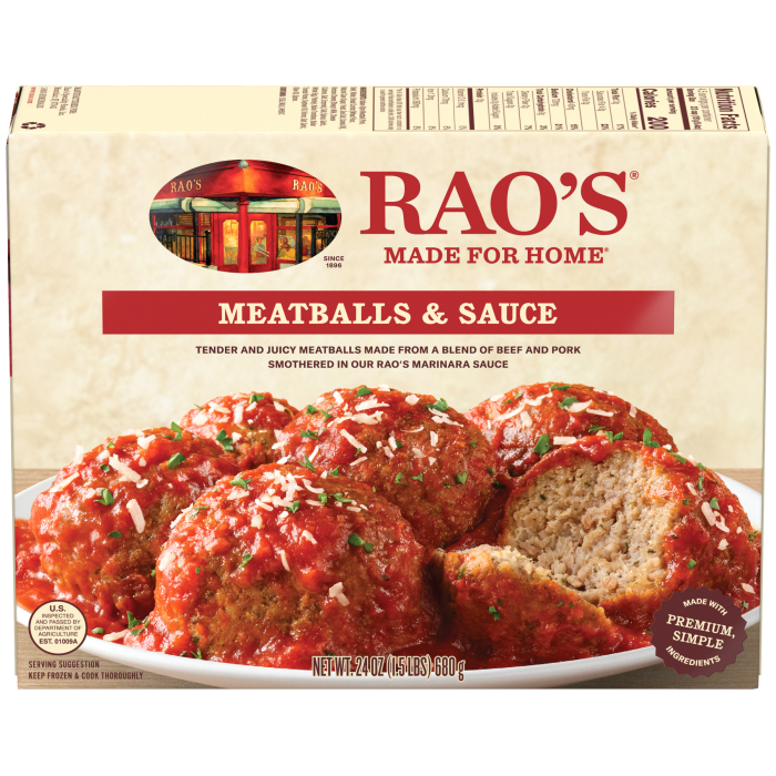 Meatballs & Sauce Frozen Meal, 24 oz