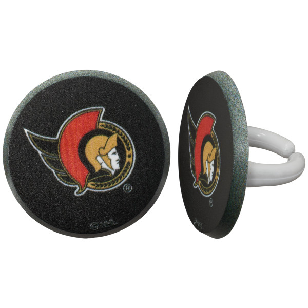 NHL® Team Puck Cupcake Rings