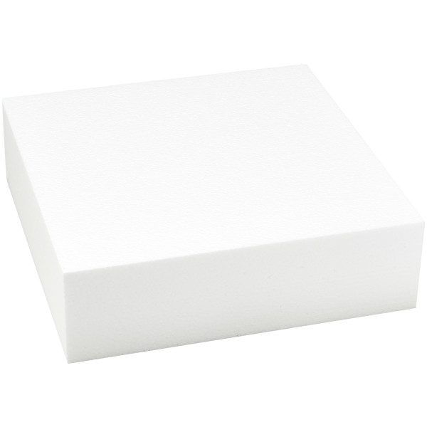 Square Styrofoam 12" x 3.5" Cake Form
