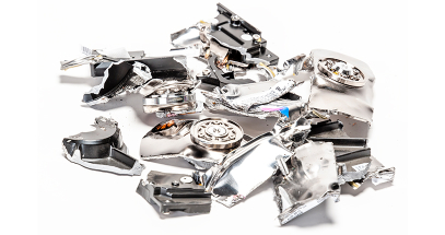 Complete data destruction with paper and digital media shredding.