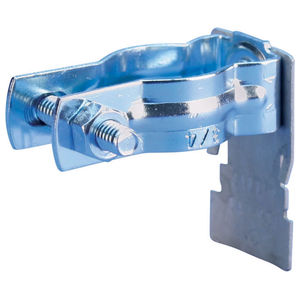 Cable Support, Spring Steel, Steel, Wall Mount, 15 lb. Load Rating