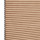 Beige honeycomb cellular blind with horizontal pleats, closed and compacted, honeycomb cells visible at the left edge; studio-lit product view against a white background.