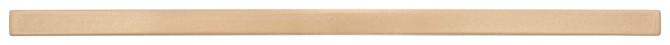 Geometal Champagne Gold 1/2×11-15/16 Square Liner Satin