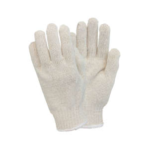 Supply Source, Safety Zone®, General Purpose Gloves, Cloth, 7 gauge, Powder Free, OS, White