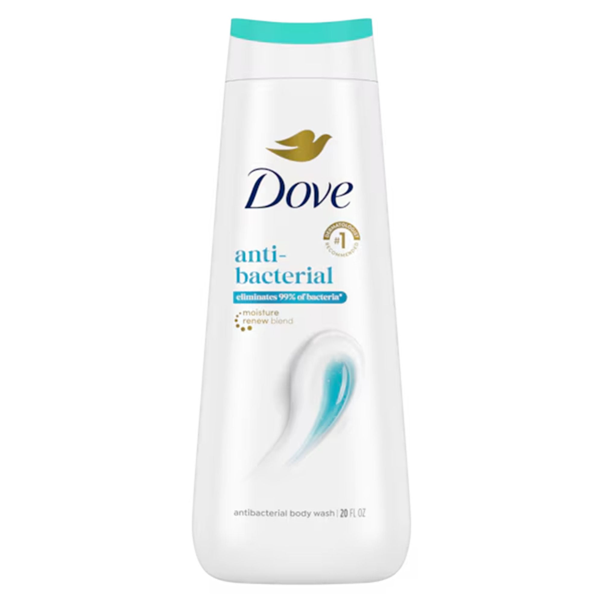 Antibacterial Body Wash Dove® Care and Protect Liquid 20 oz. Bottle Scented